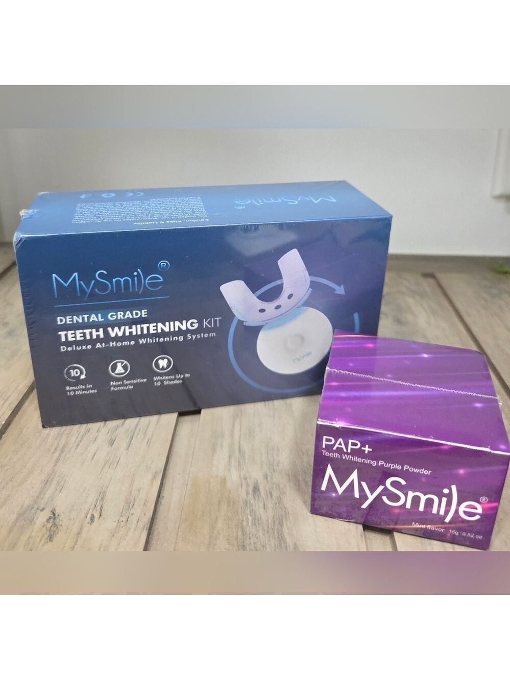 MySmile Teeth Whitening Kit with Teeth Whitening Purple Powder - New In Package